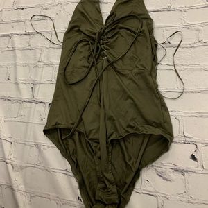 Misguided Halter Bodysuit